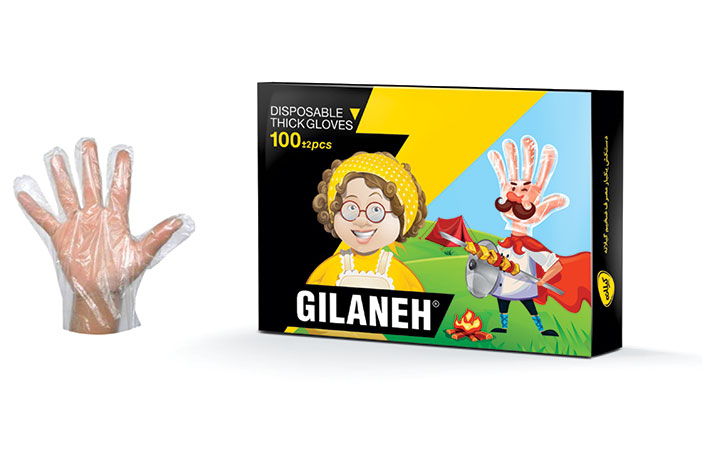 دستکش یکبار مصرف جعبه ای ضخیم