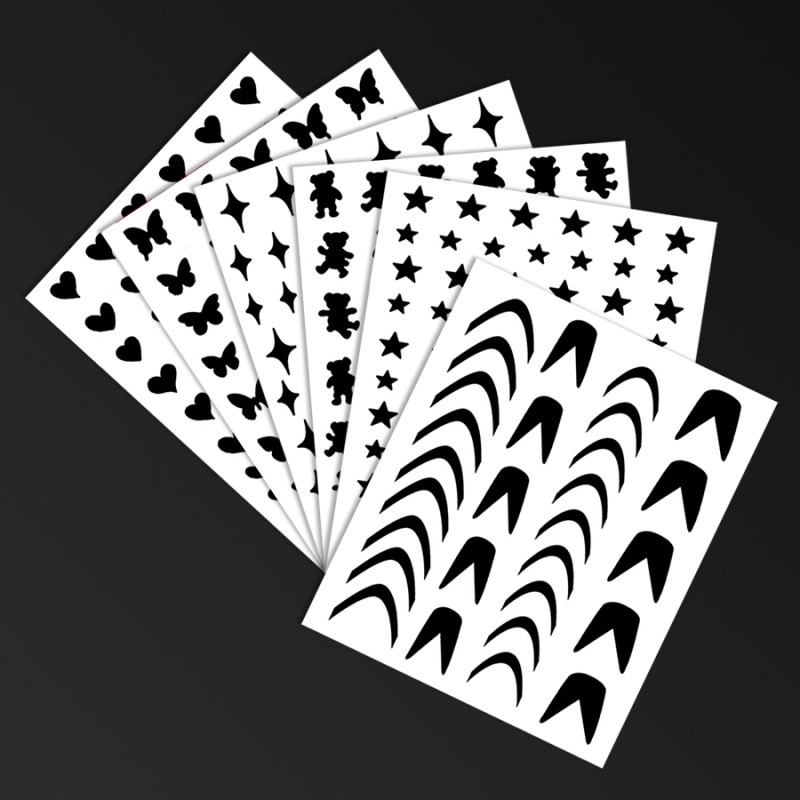 H248-253 Print Nail Sticker