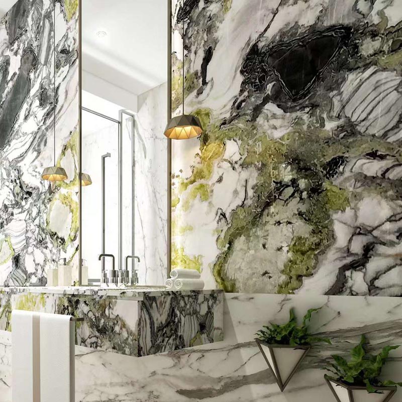 سنگ مرمر سبز یخی سرد زمرد