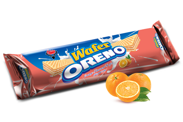 ویفر اورنو با طعم پرتقال