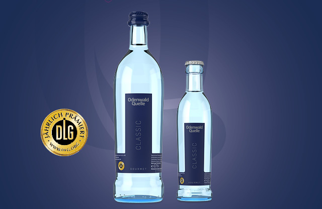 آب معدنی طبیعی گازدار منبع Odenwald.