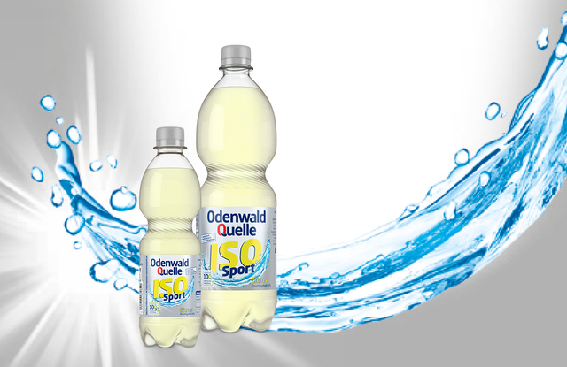 نوشابه ایزوتونیک لیمو و گریپ فروت با شکر و شیرین کننده.