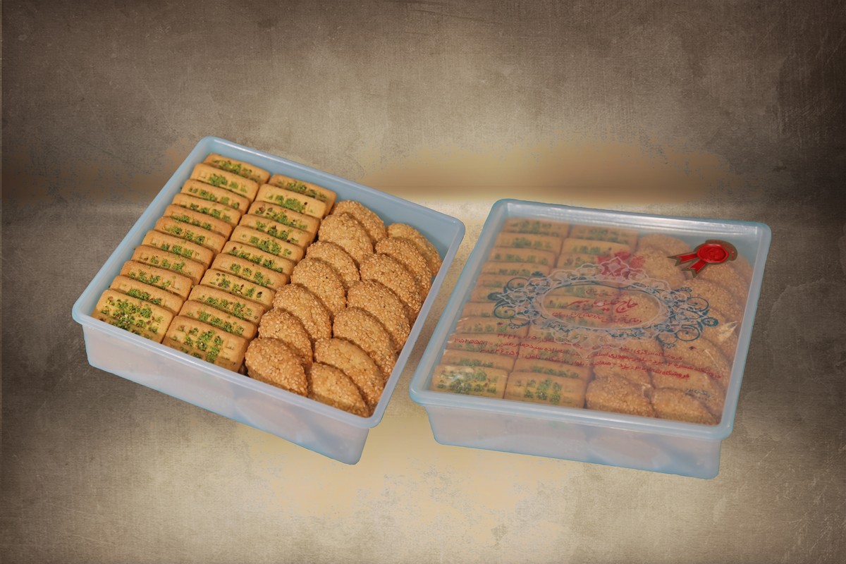 نان کنجدی پسته ای