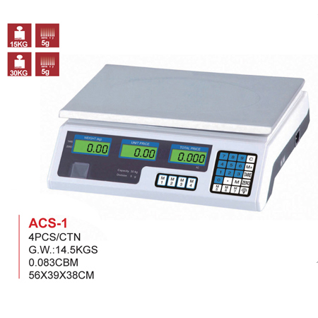 ترازو توزین و شمارش