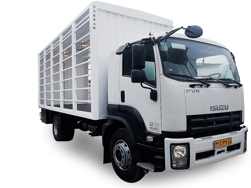 اتاق مشبک مسقف (کامیون حمل مرغ)