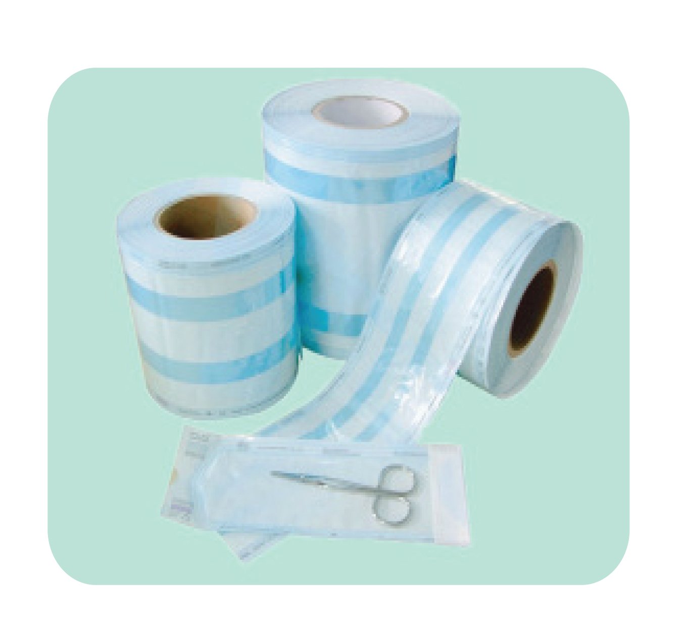 Pleated sterile roll