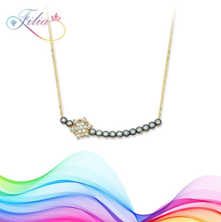 گردنبند طلا 18k-750