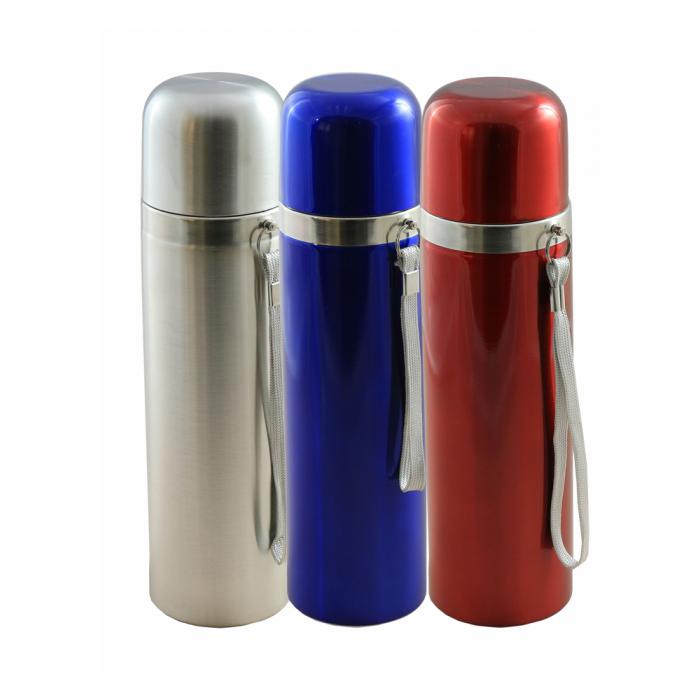 Promotional half-liter flask with strap, code 7150