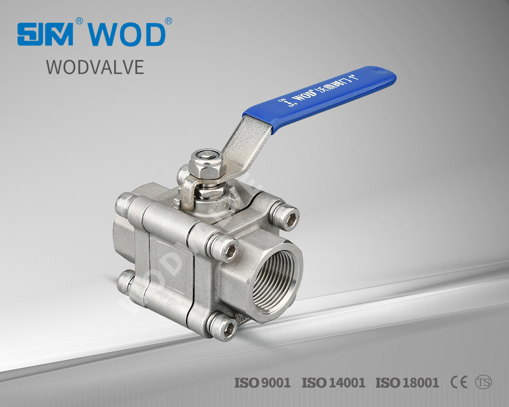 3pc hard seal ball valve (2000wog)