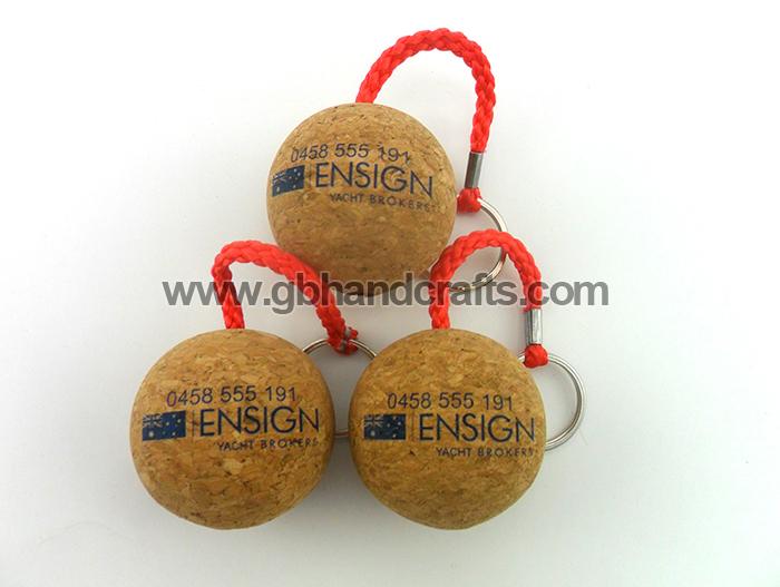 1835 - زنجیر کلید چوب پنبه