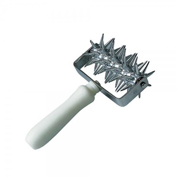 Punch a hole in the roller