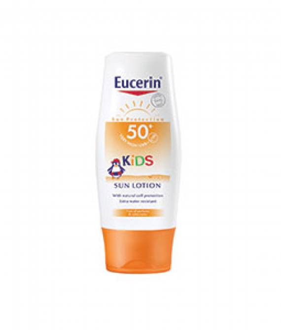 Children's sunscreen lotion + SPF 50 physical filter