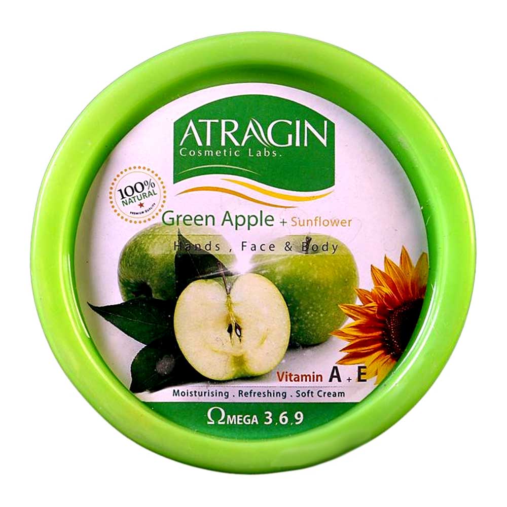 Bowl moisturizing cream with green apple and sunflower extract 180 ml