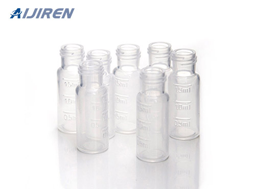 1.5ml plastic HPLC vial with 9mm screw cap and PTFE septa
