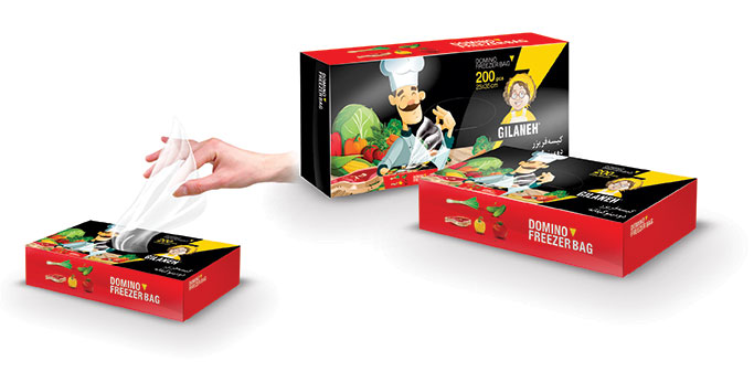 کیسه فریزر دومینو