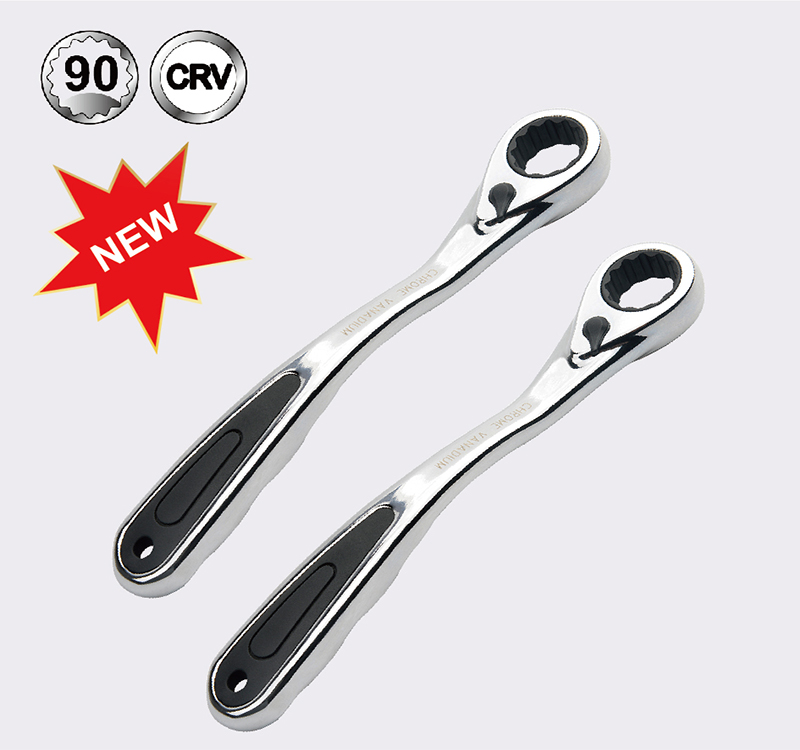 90 TEETH REVERSIBL RATCHET WRENCH