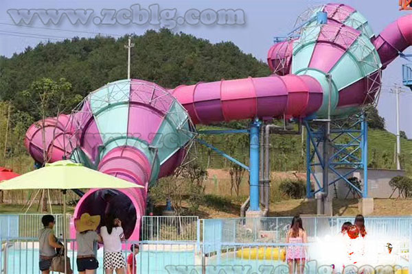 سه اسلاید تونل آبی