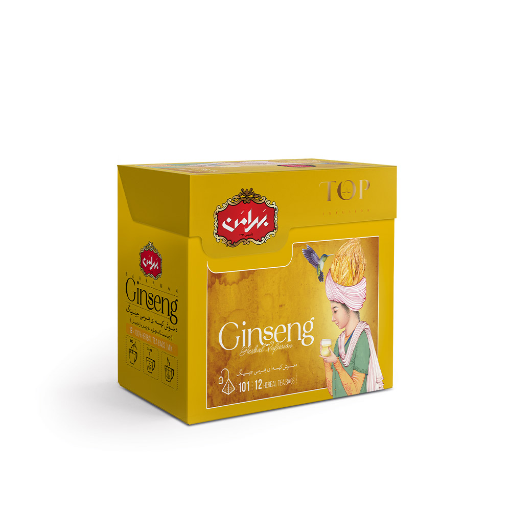 دمنوش کیسه ای هرمی جنسینگ تاپ