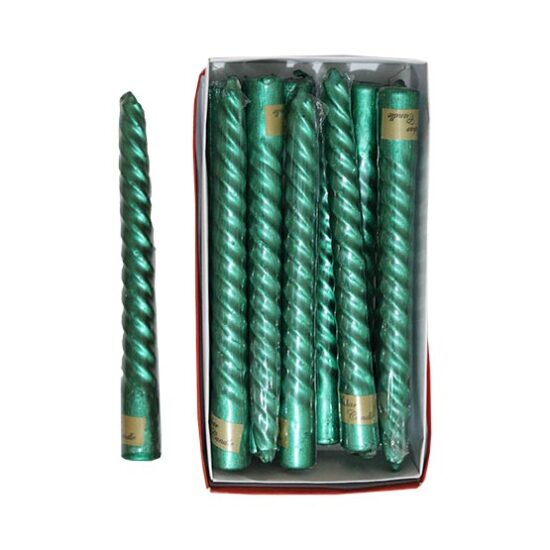 شمع پیچ ۲۰ سانت سبز