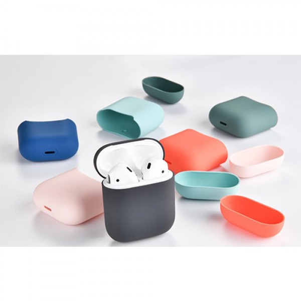 Airpod Slim Liquid Silicone Cover with separate caps