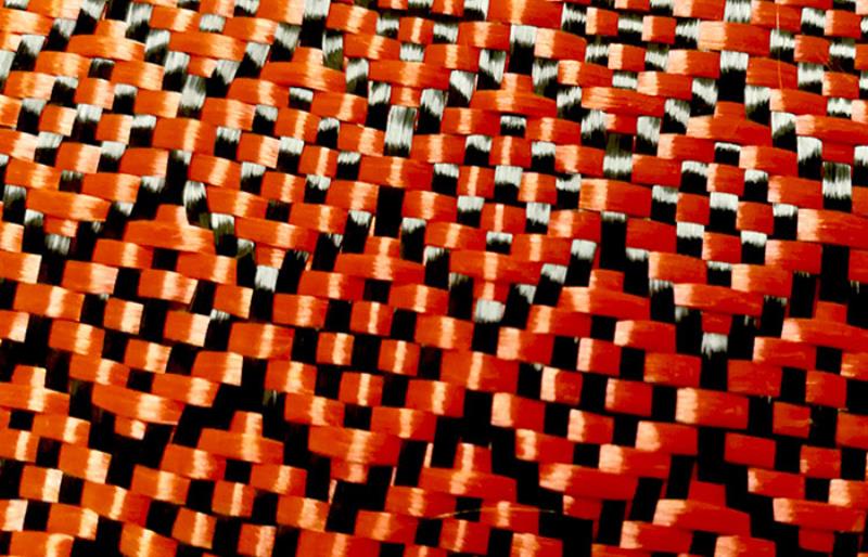 Rhombus Weave Aramid Carbon Fiber Mixed Fabric