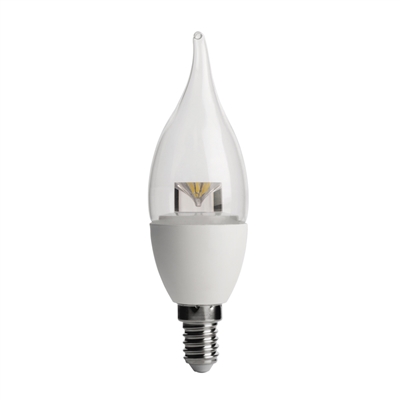 لامپ شمعی اشکی شفاف 6 وات SL - SCC