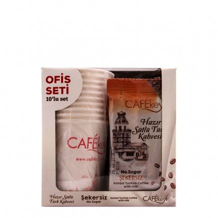 Instant coffee leave with cafekeyf milk