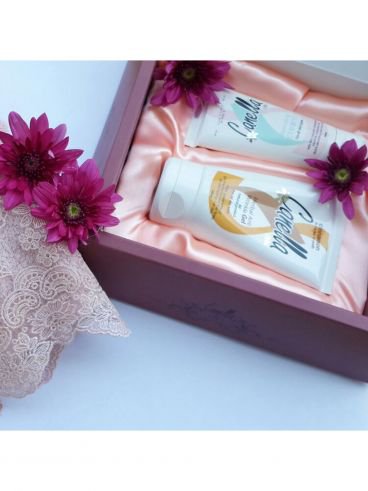 پک ژل ضد چروک گیاهی کنلامکس+کرم مرطوب کننده (مخصوص پوستهای معمولی)