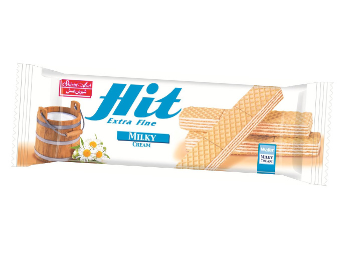Wafer heat with milk cream