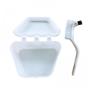 FALSE TOOTH CLEANER BOX
