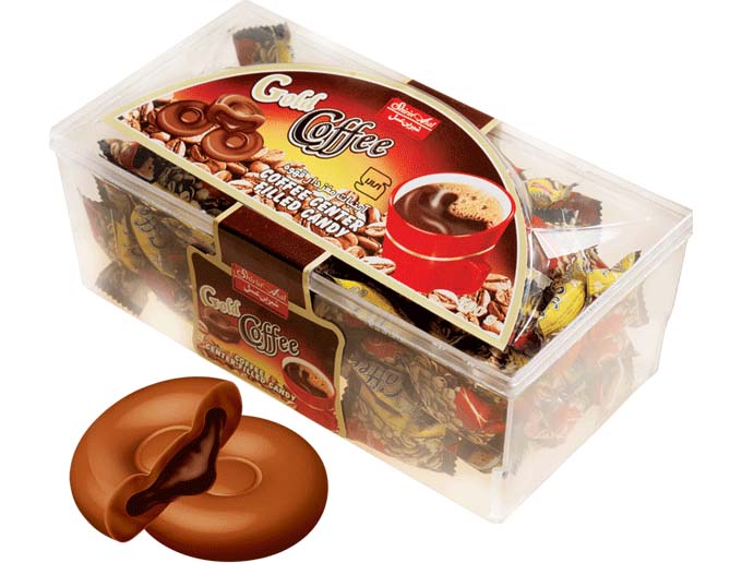 آبنبات گلد کافی مغزدار مینی راپ کریستال قهوه