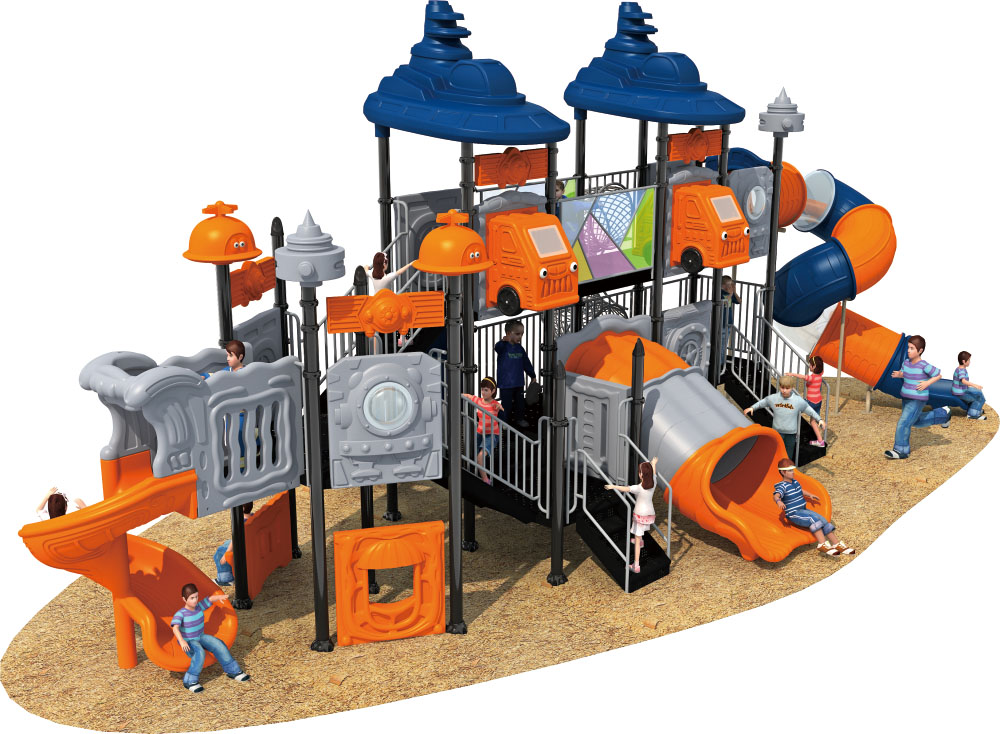 اسلاید کودکان در زمین بازی در فضای باز سری سای یا هائو HD-HSY013-21120