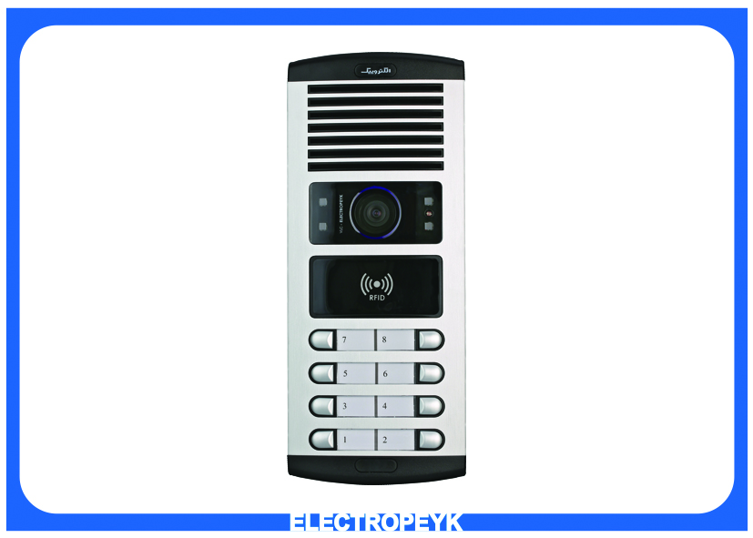 صفحه دم دری تصویری مدل 1086 (FD)-RFID