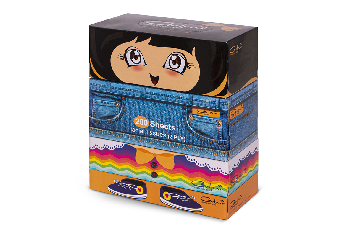 دستمال فانتزی ترکیبی عروسک