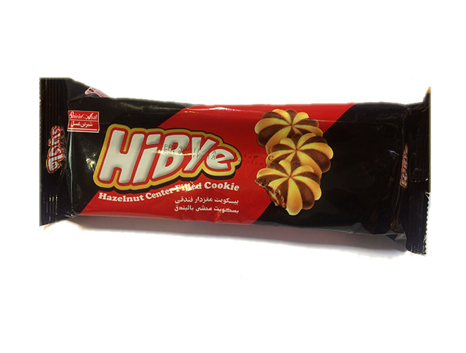 بيسكويت مغزدار دورنگ هاي باي