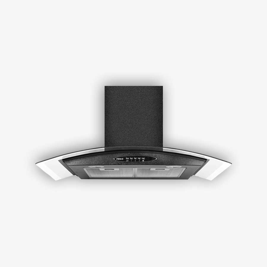 هود آشپزخانه شومینه مشکی مدل 750B