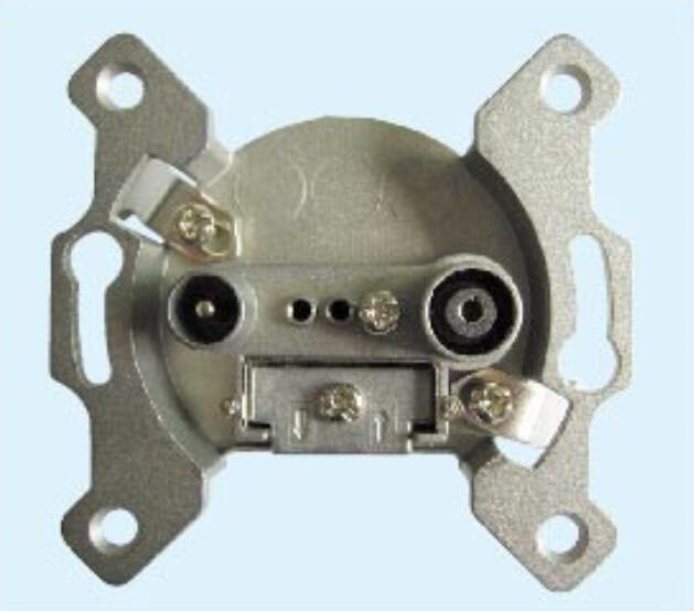 2 سوراخ تلویزیون 5-1000 مگاهرتز + پریز دیواری FM (SHJ-TWS005)