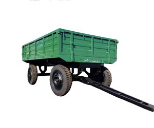 8 ton Sibaki four-wheel tractor trailer with rear discharge