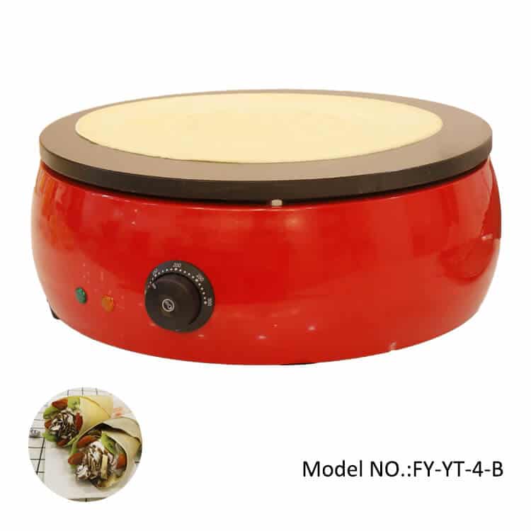 Crepe Making Machine With Wooden Handle for Commercial Use