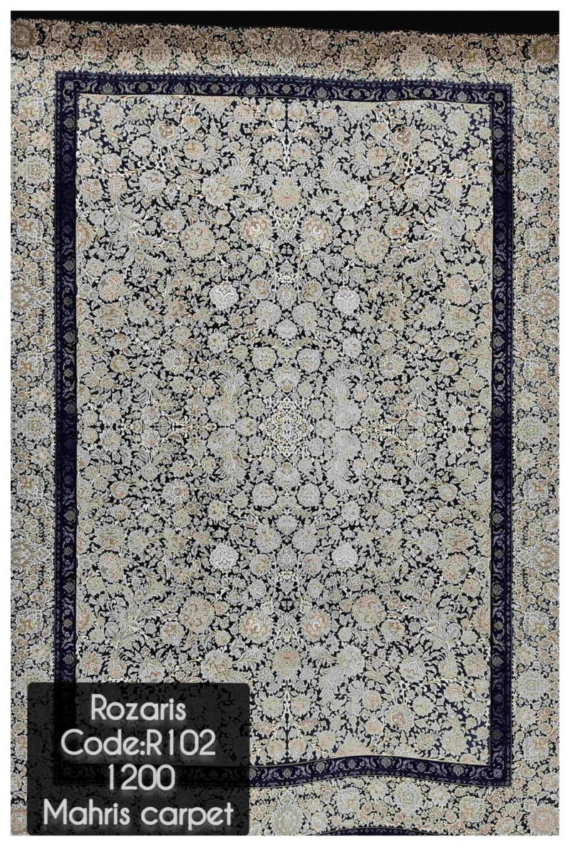 فرش ماهریس رزاریس 6 متری کد R102