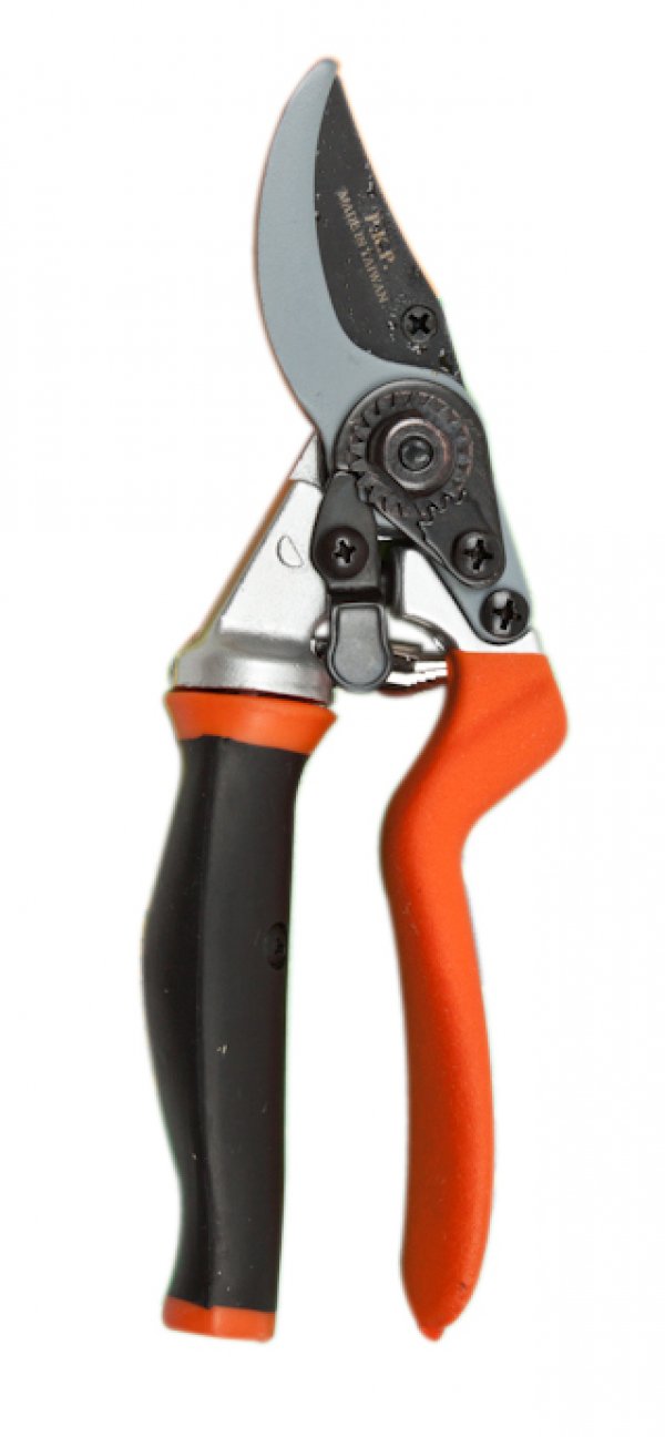 Gardening scissors with rotating handle