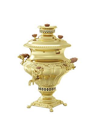 سماور زغالی مدل 10 شکمی