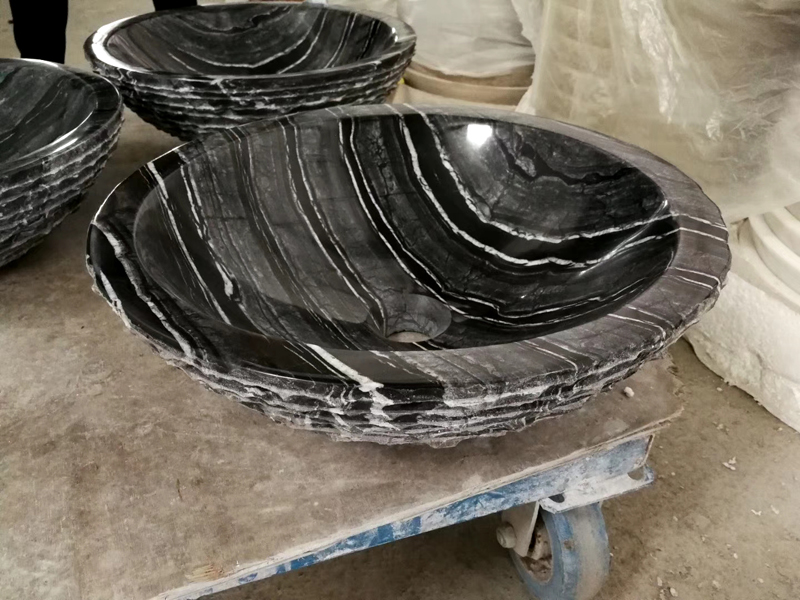 Round Marble Wash Basin Bowl