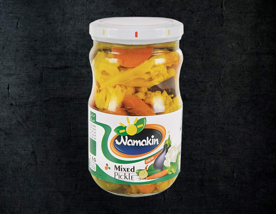 ترشی مخلوط لقمه نمکین