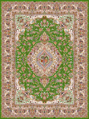 فرش 1200 شانه طرح زنبق