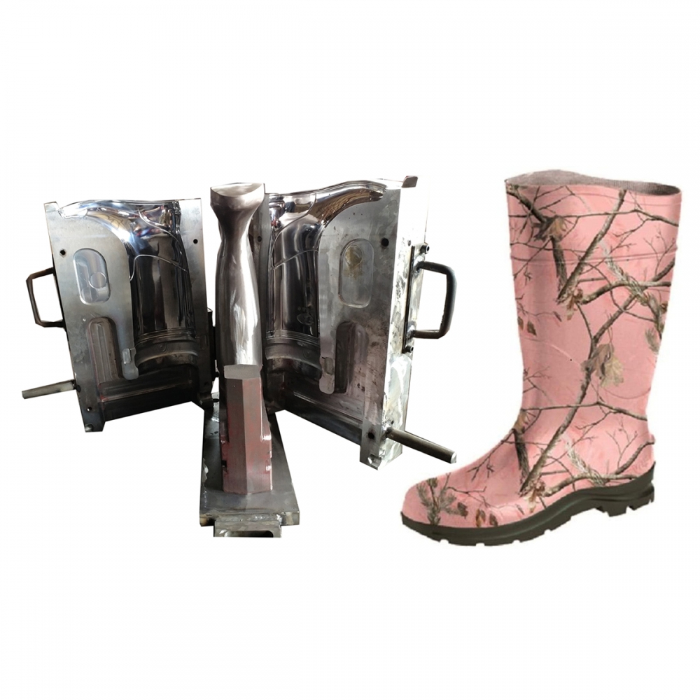 Safety Shoes Injection Moulding Maker PVC Rain Boots Mould