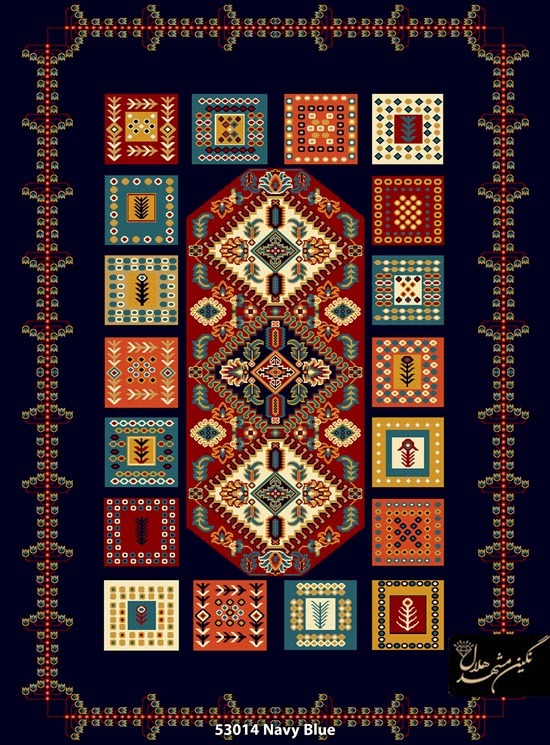 گبه ماشینی 480 شانه طرح شاهسون