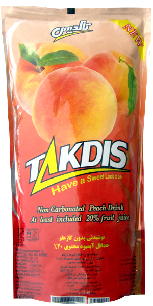 نوشیدنی بدون گاز هلو