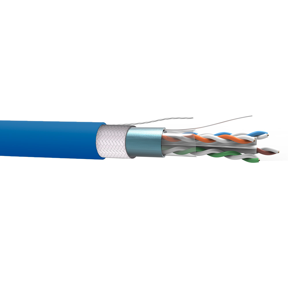 کابل شبکه شیلد دار Cat6 SFTP CCA