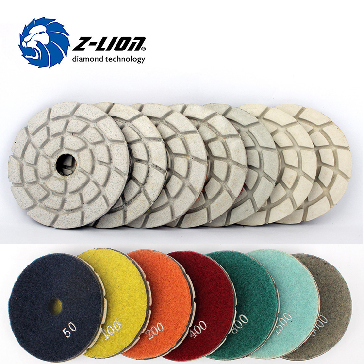 ZL-123C1 Flexible Diamond Pads for Stone Polishing